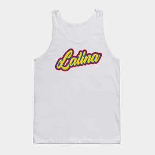 Latina - amarillo azul rojo - south american latina Tank Top